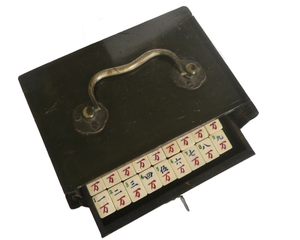 Shanghai Mahjong Set, circa 1920 View II