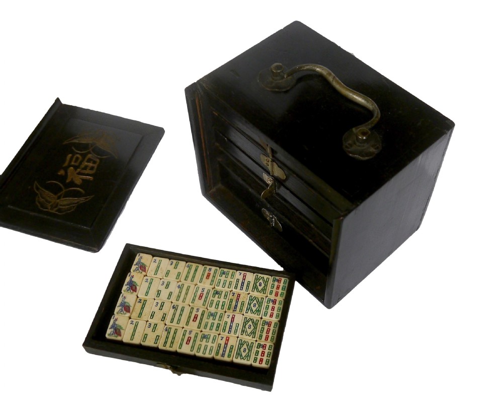 Shanghai Mahjong Set, circa 1920 View IV