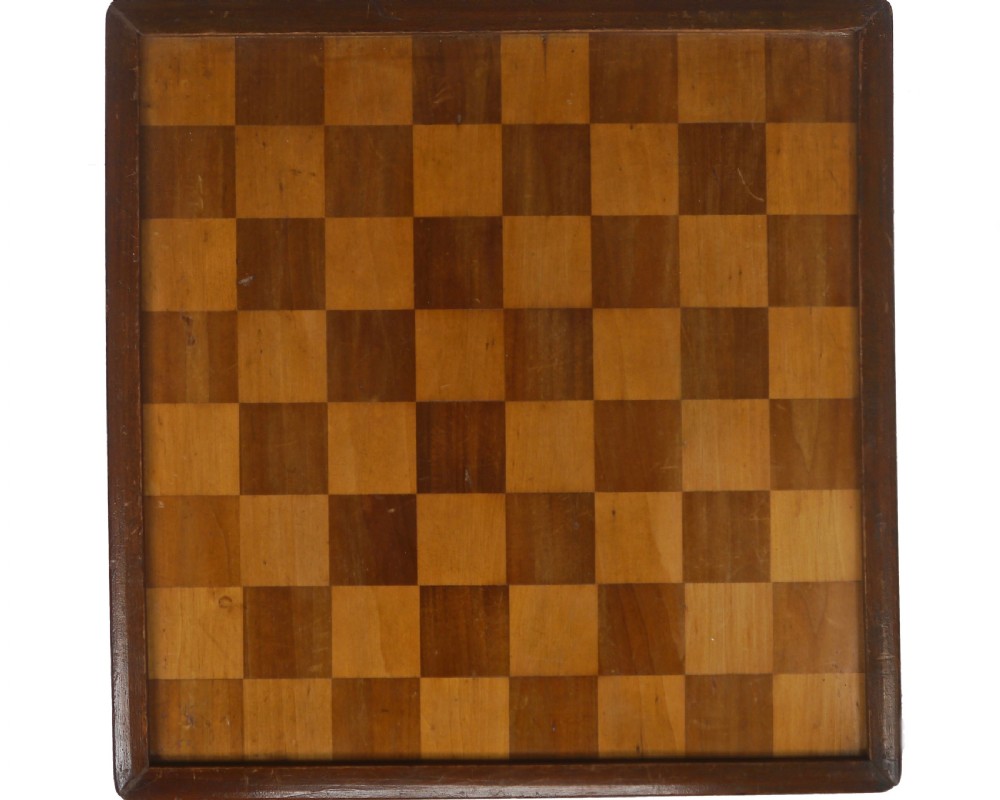 Antique English Chess Board, 19th Century