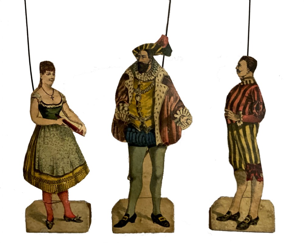 Rare Toy Theatre by Adolf Engel, circa 1880 View III