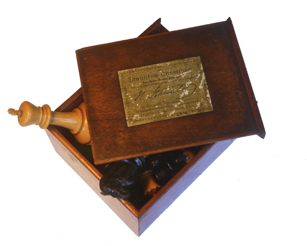 Jaques Staunton Chess Set, circa 1900
