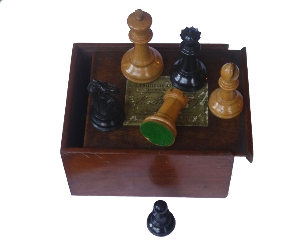 Jaques Staunton Chess Set, circa 1900 View II