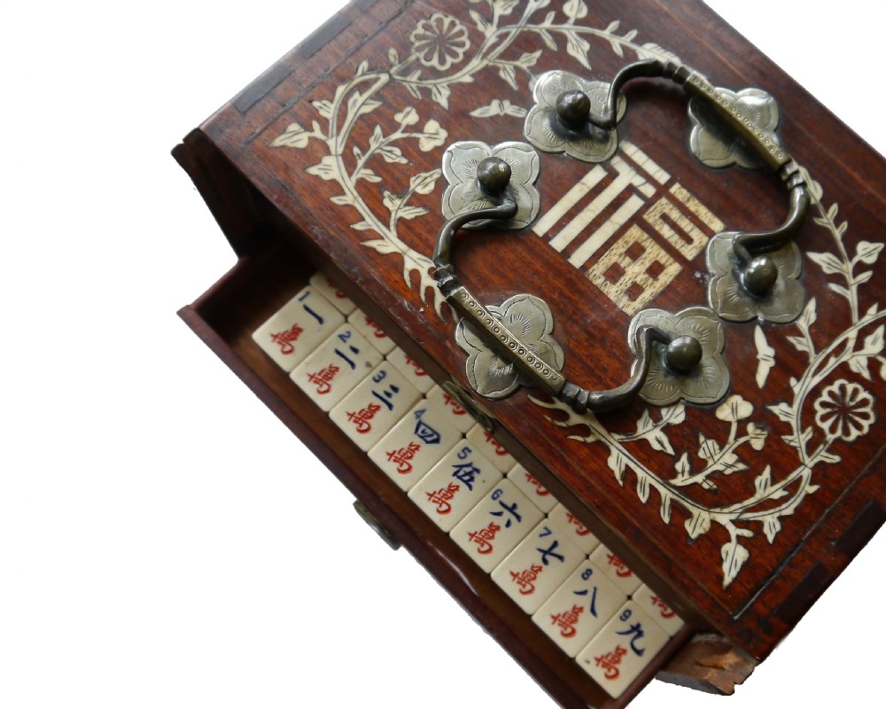 Good Shanghai Mahjong Set, circa 1925 View II