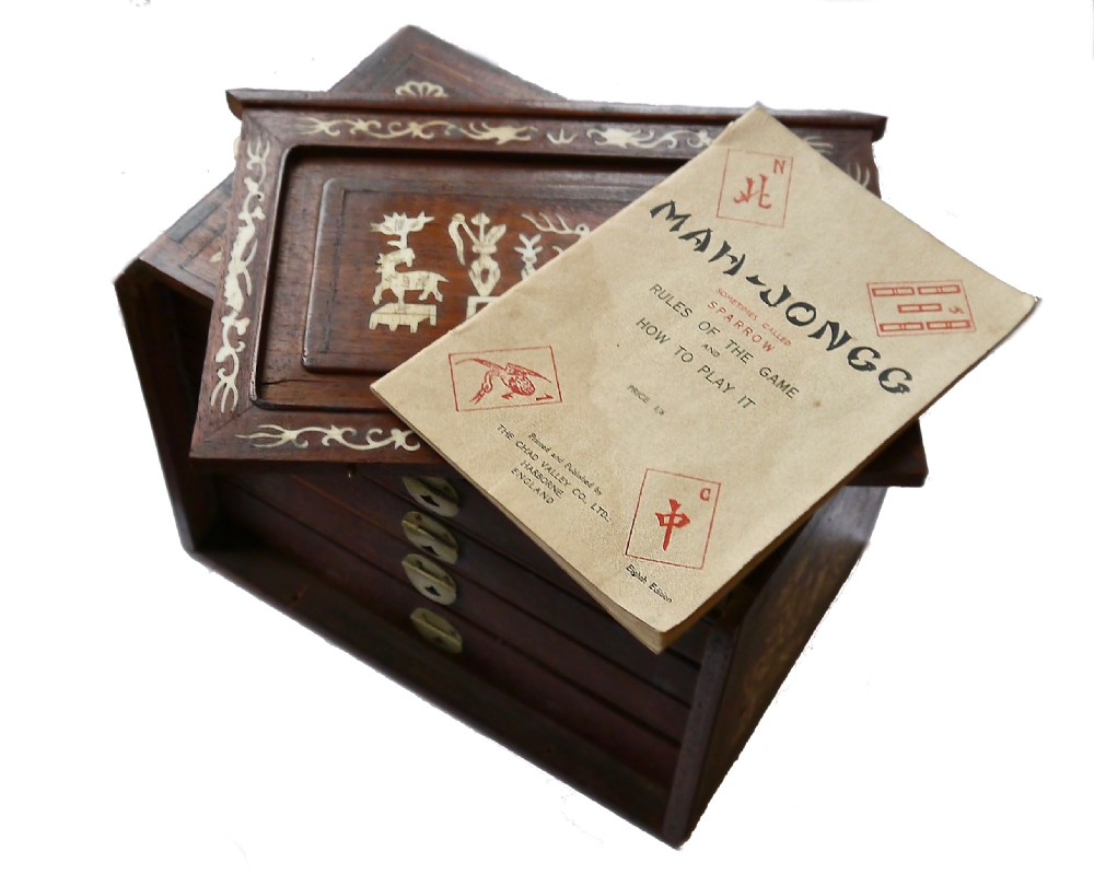 Good Shanghai Mahjong Set, circa 1925 View V
