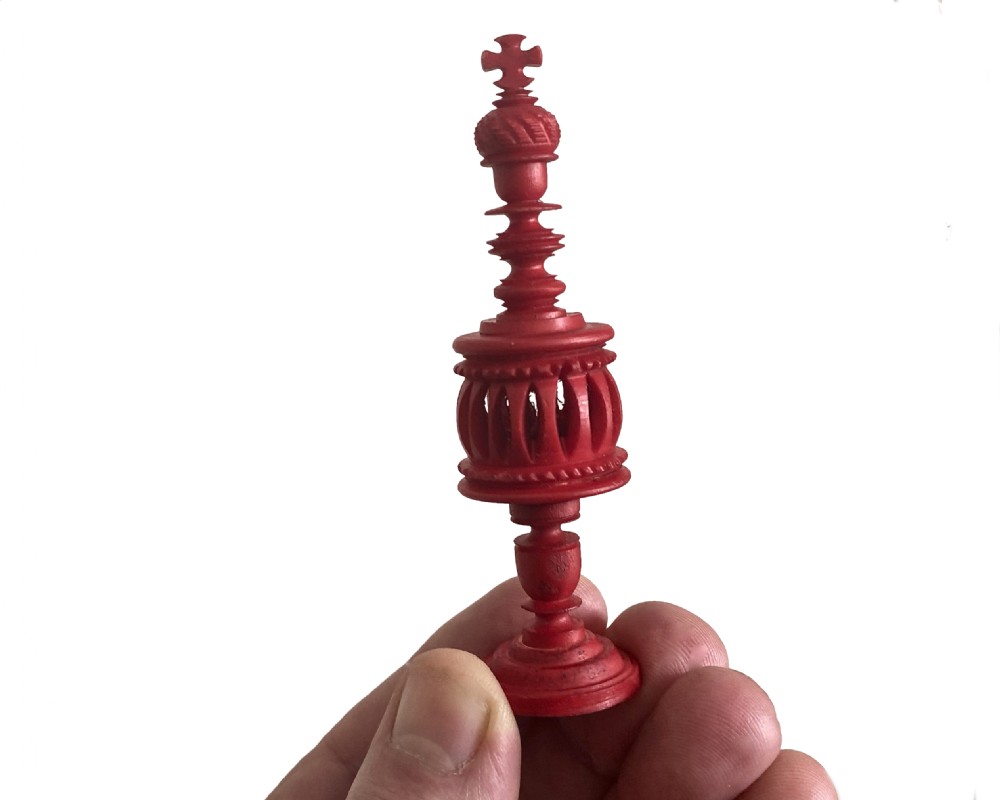 Antique ‘Selenus Pattern’ Chess Set, Nuremberg, circa 1850 View II