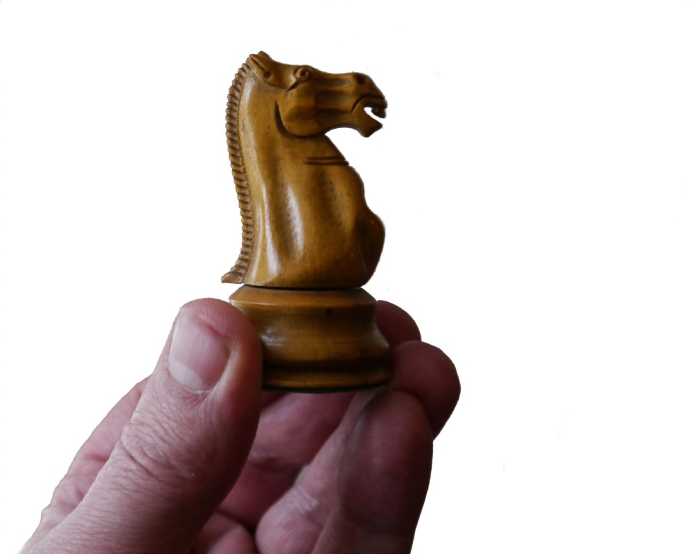 Antique Jaques Staunton ‘Four Inch’ Chess Set, circa 1890-95 View II