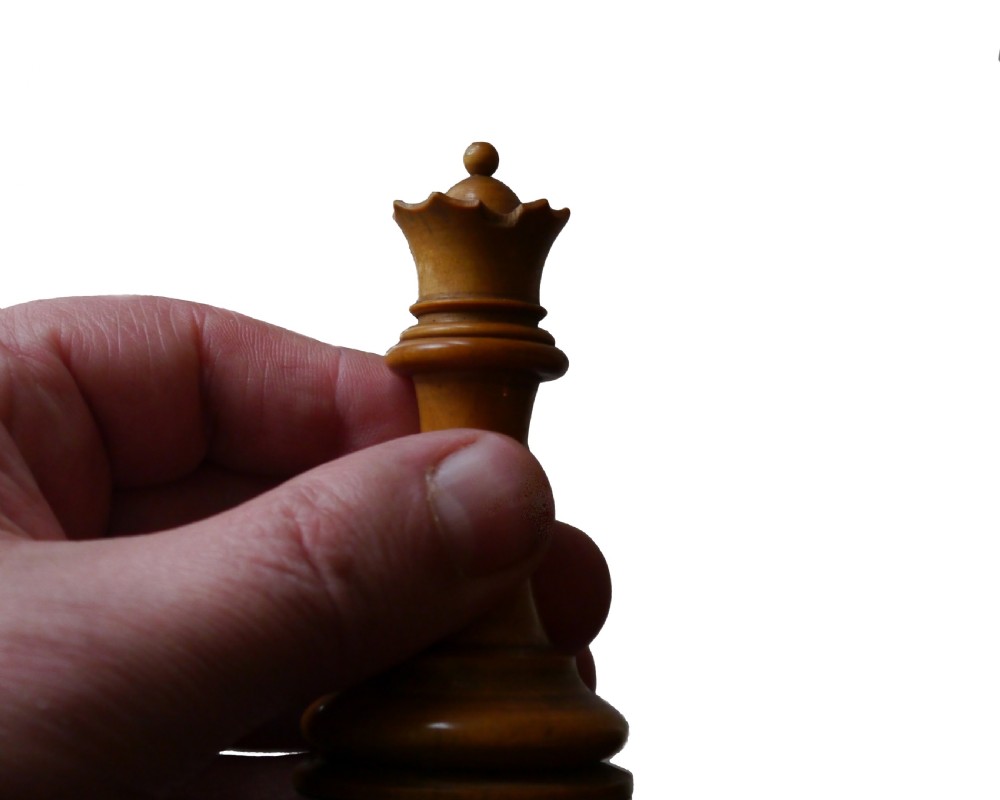 Antique Jaques Staunton ‘Four Inch’ Chess Set, circa 1890-95 View IV