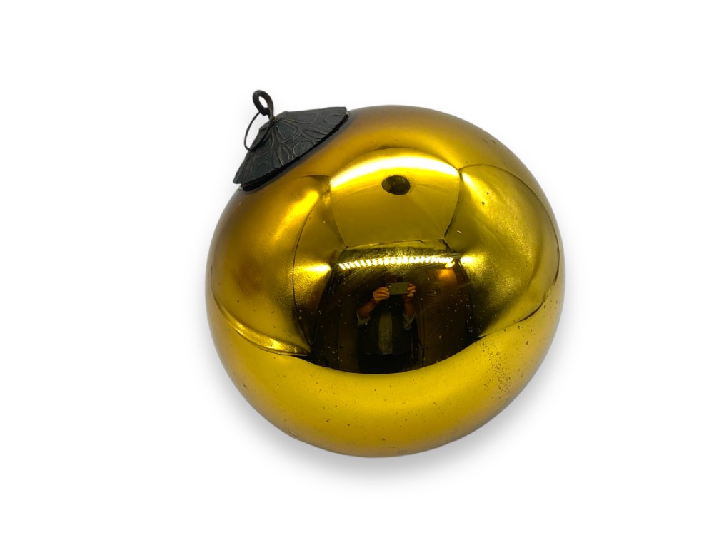 German Glass 'Witch' Ball or Kugel, Late 19th Century