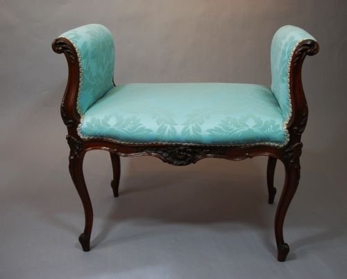 fig 1. French upholstered window seat
