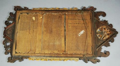 fig 1. George II red walnut & parcel-gilt mirror