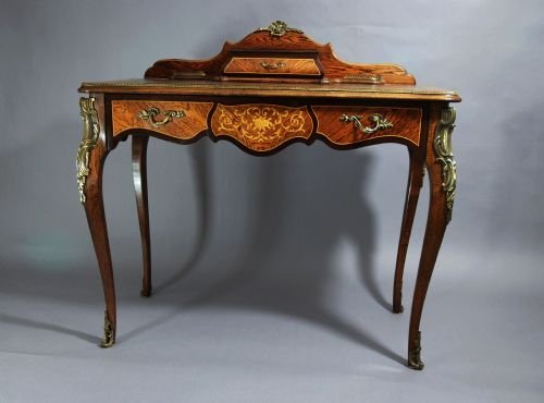 Early 20thc French Kingwood Writing Table