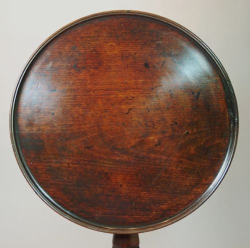 Mahogany Dished Tilt Top Table