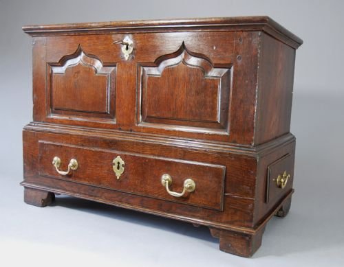18thc Oak Coffer Bach