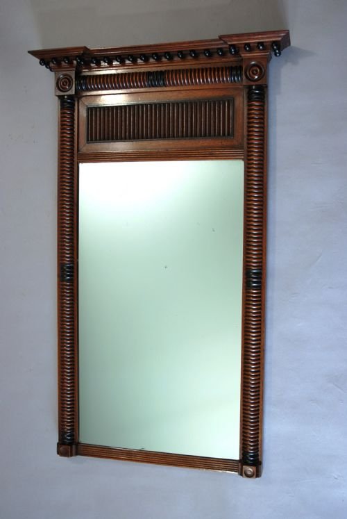 19thc Mahogany Regency Mirror