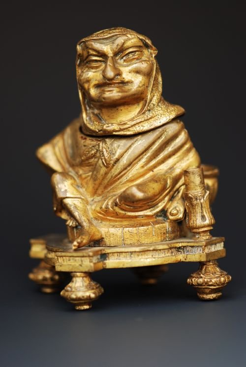 19thc French Ormolu Inkwell