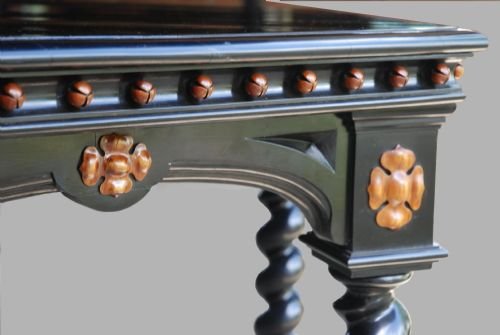 fig 1. Solid ebony hexagonal Centre table