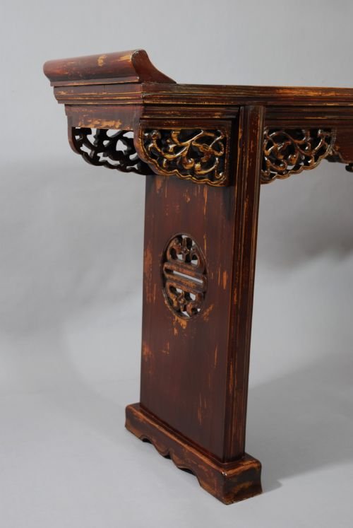 fig 1. Chinese elm altar table