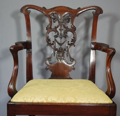 18thc George III Open Armchair