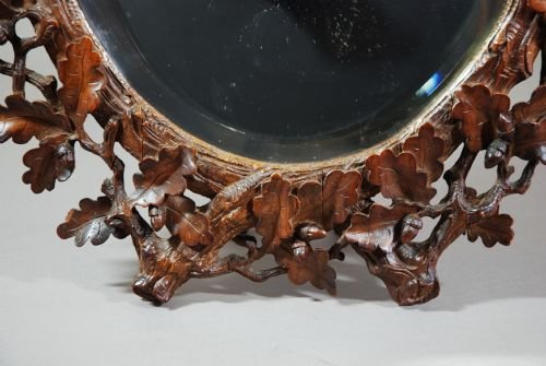 fig 1. Late 19thc Black Forest mirror