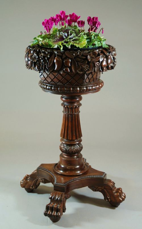 Anglo Indian Hardwood Jardiniere Stand