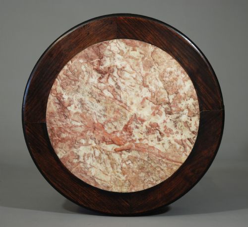 fig 1. Late 19thc Chinese low table with marble insert