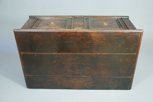 fig 3. 17th oak chest of drawers