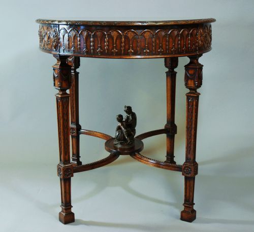 fig 1. Early 20thc mahogany centre table in the Classical style