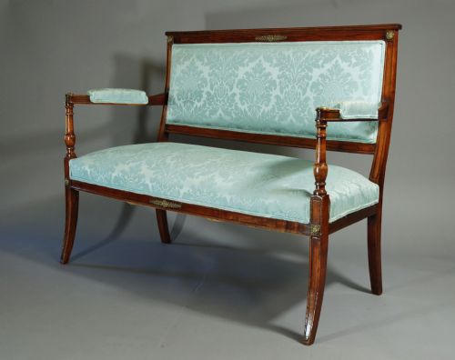 fig 1. Upholstered three piece suite in the French style