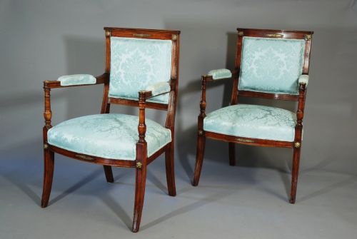 fig 2. Upholstered three piece suite in the French style