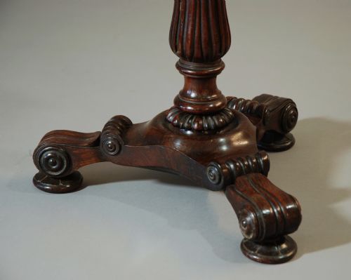 fig 3. Early 19thc Rosewood games table of superb quality