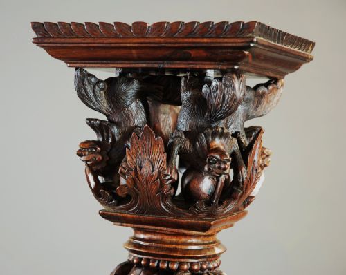 fig 1. Pair of large decorative Chinese stands
