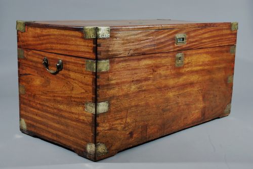 Military Camphor Wood Travelling Trunk