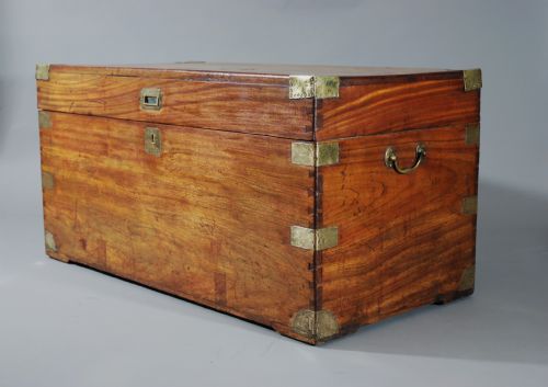 fig 1. Military camphor wood travelling trunk