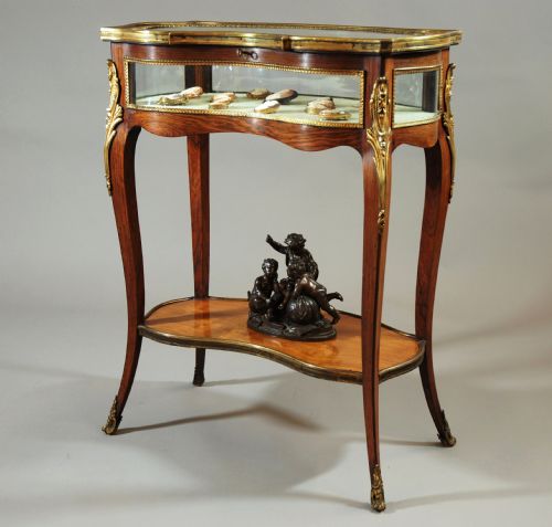 Late 19thc French Bijouterie Table of Fine Quality