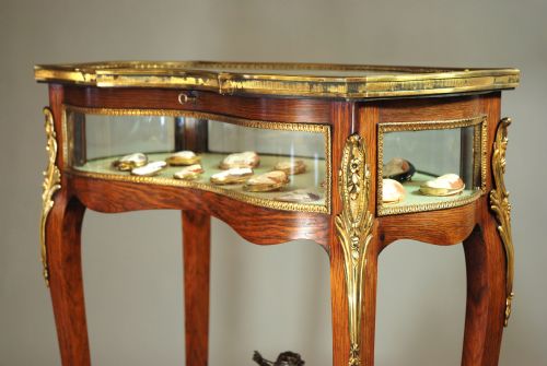 fig 2. Late 19thc French bijouterie table of fine quality