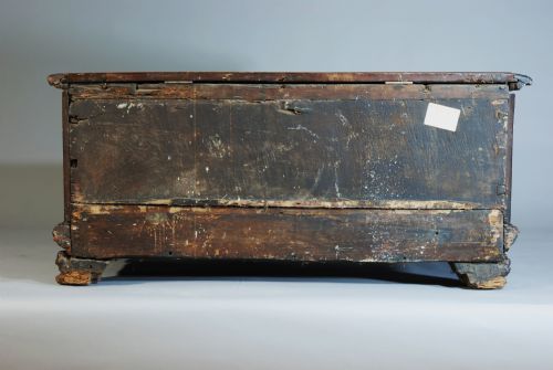 fig 4. 17thc walnut Italian cassoni with superb patina