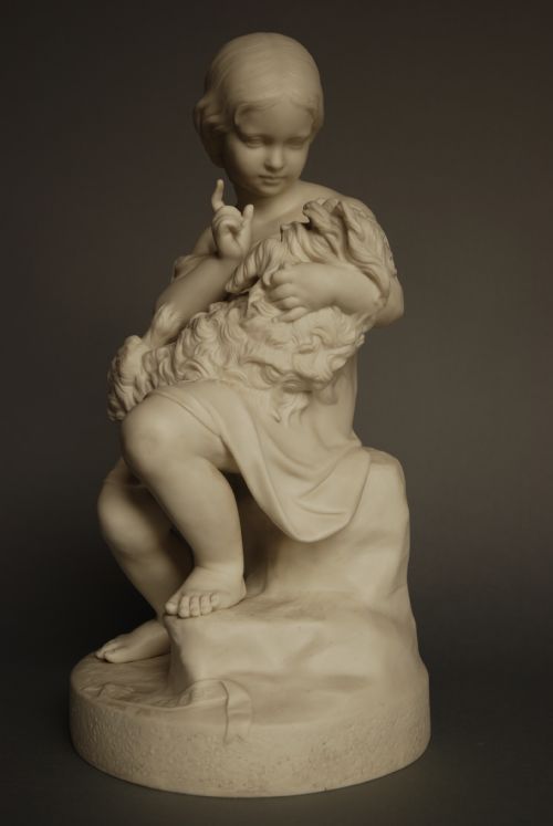 fig 1. 19th century Parian figure 'Go to Sleep'