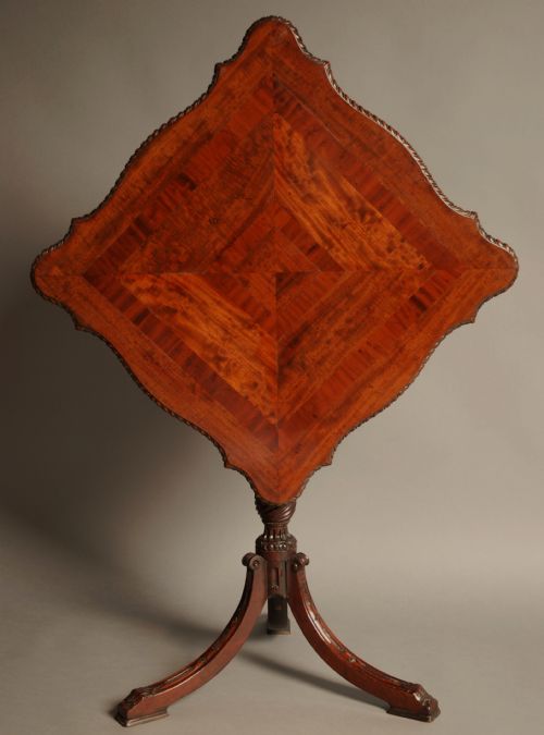 Late 19thc Mahogany Tilt Top Table of Superb Quality