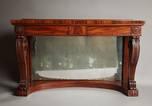 Early 19th C Mahogany Console Table of Nice Proportions