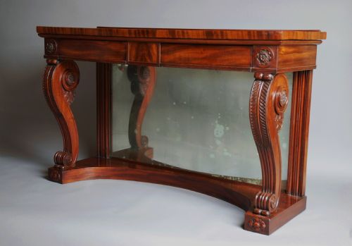 fig 1. Early 19th c mahogany console table of nice proportions
