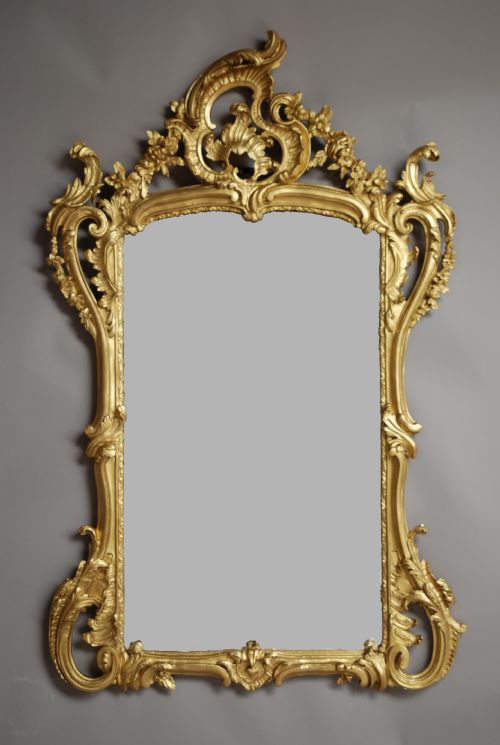 19th Century French Mirror in the Rococo Manner