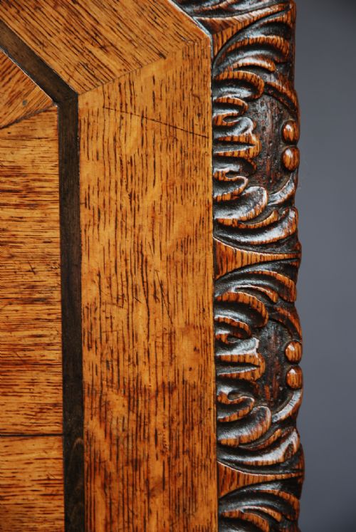 fig 2. Oak octagonal tilt top table of fine quality