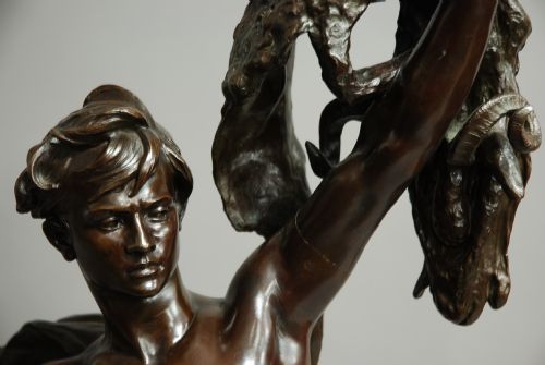 fig 1. Large bronze figure of 'Jason and the Golden Fleece'