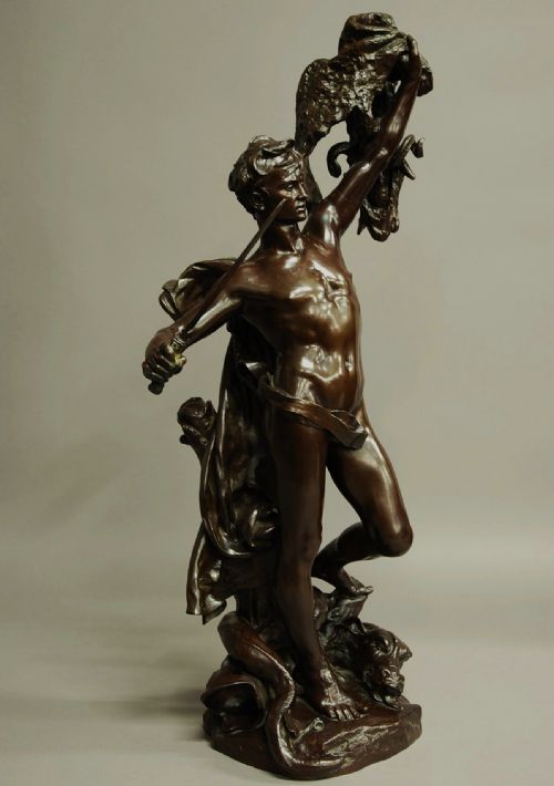 fig 2. Large bronze figure of 'Jason and the Golden Fleece'