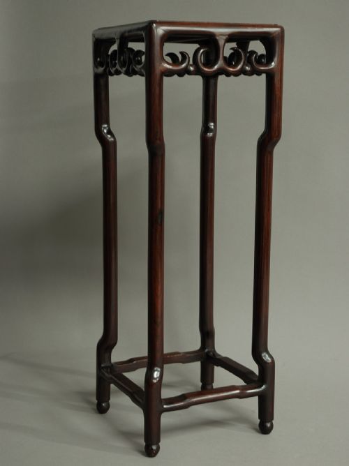 fig 1. Chinese hardwood pot stand
