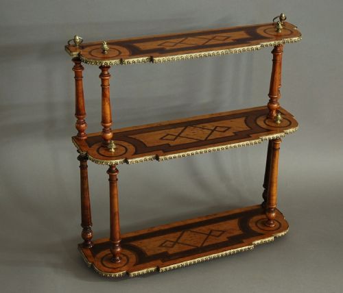 Fine Quality Late 19th Century Miniature Hanging Shelves