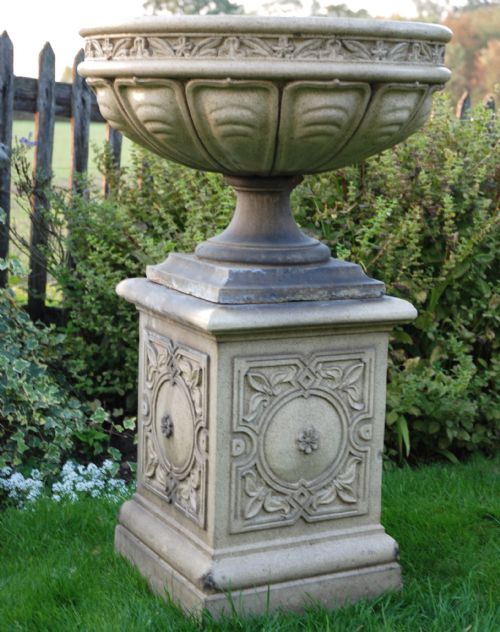 fig 1. Late 19th century glazed garden urn