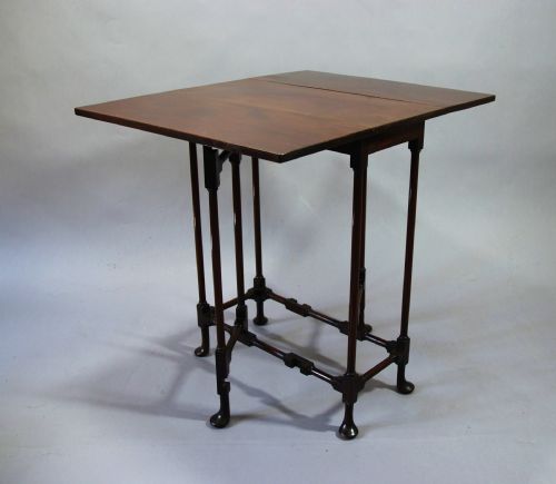 LATE 19TH CENTURY MAHOGANY DROP LEAF SPIDER TABLE - ADDITIONAL PHOTO 3