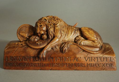 Late 19th Century Black Forest Linden Wood Carving