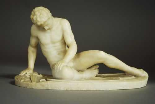 Grand Tour Alabaster Figure of 'Dying Gaul'